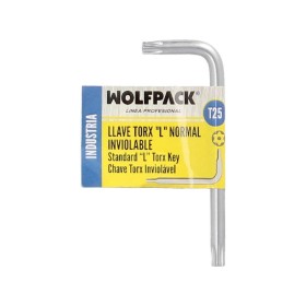 Llave Torx Inviolable Estándar Acero Cromo Vanadio Profesional T25 mm. Llave Estrella, Llave Allen Estrella