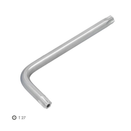 Llave Torx Inviolable Estándar Acero Cromo Vanadio Profesional T27 mm. Llave Estrella, Llave Allen Estrella