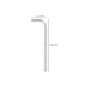 Llave Allen Larga Acero Cromo Vanadio Profesional 1,5 mm. Llave Hexagonal, Llave Allen Taller Mecánica, Llave Allen Bricolaje