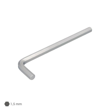 Llave Allen Larga Acero Cromo Vanadio Profesional 1,5 mm. Llave Hexagonal, Llave Allen Taller Mecánica, Llave Allen Bricolaje