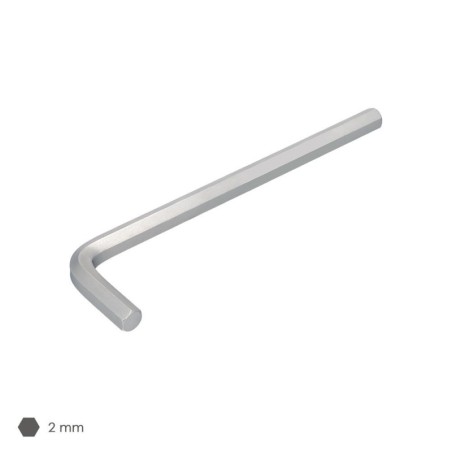 Llave Allen Larga Acero Cromo Vanadio Profesional 2,0 mm. Llave Hexagonal, Llave Allen Taller Mecánica, Llave Allen Bricolaje