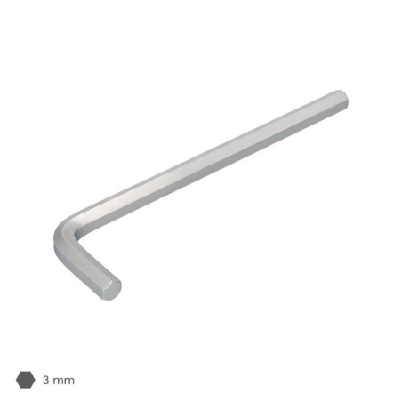 Llave Allen Larga Acero Cromo Vanadio Profesional 3,0 mm. Llave Hexagonal, Llave Allen Taller Mecánica, Llave Allen Bricolaje