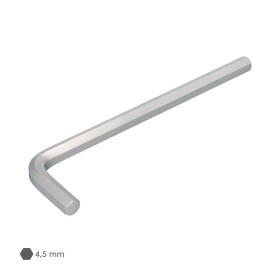 Llave Allen Larga Acero Cromo Vanadio Profesional 4,5 mm. Llave Hexagonal, Llave Allen Taller Mecánica, Llave Allen Bricolaje