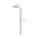 Llave Allen Larga Acero Cromo Vanadio Profesional 6,0 mm. Llave Hexagonal, Llave Allen Taller Mecánica, Llave Allen Bricolaje
