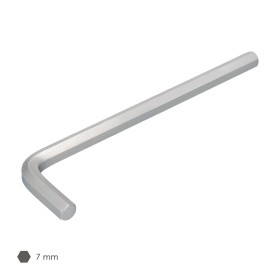 Llave Allen Larga Acero Cromo Vanadio Profesional 7,0 mm. Llave Hexagonal, Llave Allen Taller Mecánica, Llave Allen Bricolaje