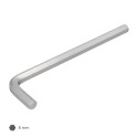 Llave Allen Larga Acero Cromo Vanadio Profesional 8,0 mm. Llave Hexagonal, Llave Allen Taller Mecánica, Llave Allen Bricolaje