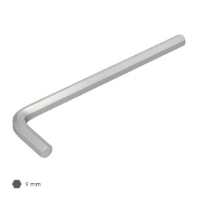 Llave Allen Larga Acero Cromo Vanadio Profesional 9,0 mm. Llave Hexagonal, Llave Allen Taller Mecánica, Llave Allen Bricolaje