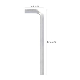 Llave Allen Larga Acero Cromo Vanadio Profesional 10,0 mm. Llave Hexagonal, Llave Allen Taller Mecánica, Llave Allen Bricolaje