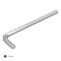 Llave Allen Larga Acero Cromo Vanadio Profesional 12,0 mm. Llave Hexagonal, Llave Allen Taller Mecánica, Llave Allen Bricolaje