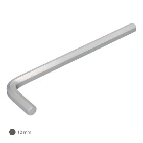 Llave Allen Larga Acero Cromo Vanadio Profesional 12,0 mm. Llave Hexagonal, Llave Allen Taller Mecánica, Llave Allen Bricolaje