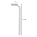 Llave Allen Larga Acero Cromo Vanadio Profesional 14,0 mm. Llave Hexagonal, Llave Allen Taller Mecánica, Llave Allen Bricolaje