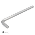 Llave Allen Larga Acero Cromo Vanadio Profesional 14,0 mm. Llave Hexagonal, Llave Allen Taller Mecánica, Llave Allen Bricolaje