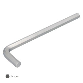 Llave Allen Larga Acero Cromo Vanadio Profesional 14,0 mm. Llave Hexagonal, Llave Allen Taller Mecánica, Llave Allen Bricolaje