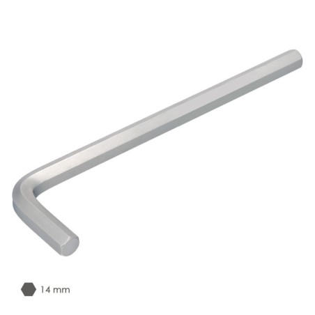 Llave Allen Larga Acero Cromo Vanadio Profesional 14,0 mm. Llave Hexagonal, Llave Allen Taller Mecánica, Llave Allen Bricolaje
