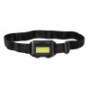 Linterna Led Frontal Cabeza Ajustable 120 Lúmenes, 3 Modos, Cinta Ajustable, 3 Baterías AAA Incluidas