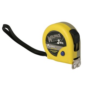 Flexómetro Magnético Amarillo Con Freno 3 Metros / 16 mm.