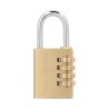 Candado Combinación Latón 40 mm. 4 dígitos