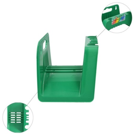 Soporte Para Mangueras De Jardín. Fijación a la Pared. Realizado en Plástico