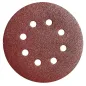 Lija Recambio Velcro Para Lijadoras Excéntricas Disco 125 Diámetro Con Agujeros Grano 40 (10 Piezas)