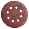 Lija Recambio Velcro Para Lijadoras Excéntricas Disco 125 Diámetro Con Agujeros Grano 40 (10 Piezas)