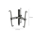Extractores Interiores / Exteriores 3 Brazos Diámetro 75 mm. / 3" Extractor Paralelo