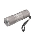 Linterna LED De Mano De Aluminio A Pilas(1 AAA) 90 Lúmenes 1 Leds Mango Estriado