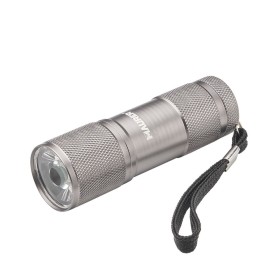 Linterna LED De Mano De Aluminio A Pilas(1 AAA) 90 Lúmenes 1 Leds Mango Estriado