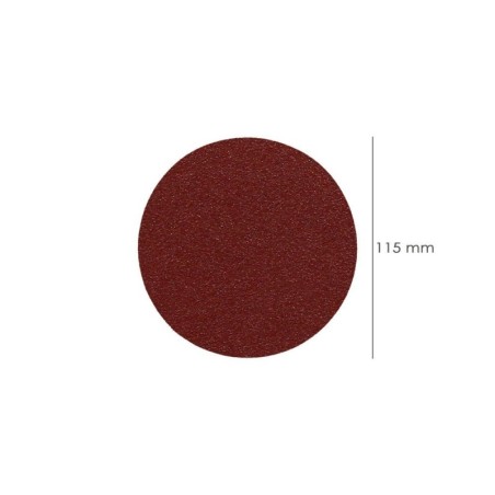 Lija Recambio Velcro Disco Diámetro 125 mm. con Agujeros Grano 80 (10 Piezas)