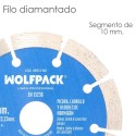 Disco Diamante Diámetro 115 mm. Piedra, Ladrillo, Refractarios, Bloques de Hormigón. Segmento Diamantado 10 mm.