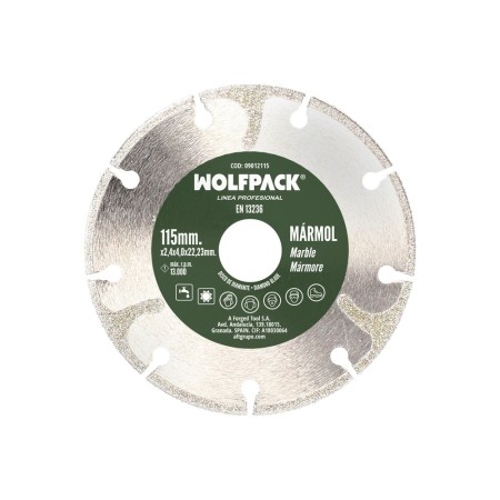 Disco Diamante Diámetro 115 mm. Mármol. Filo Especialmente Diamantado