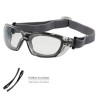 Gafas de Seguridad Acolchadas Cristales Transparentes Con Patillas o Goma Elástica. Patillas Engomadas EN/166