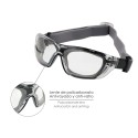 Gafas de Seguridad Acolchadas Cristales Transparentes Con Patillas o Goma Elástica. Patillas Engomadas EN/166