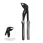Tenaza Abertura Múltiple Con Corte 250 mm. Pico De Loro, Alicates Extensibles, Tenazas Fontanero, Tenazas Multiusos Tenaza Abertura Múltiple Con Corte 250 mm. Pico De Loro, Alicates Extensibles, Tenazas Fontanero, Tenazas Multiusos
