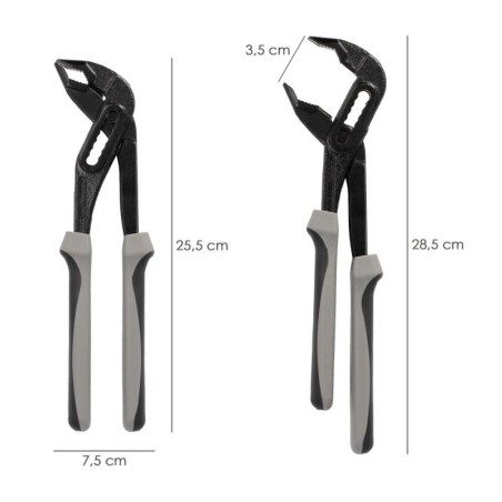 Tenaza Abertura Múltiple Con Corte 250 mm. Pico De Loro, Alicates Extensibles, Tenazas Fontanero, Tenazas Multiusos