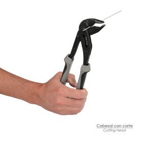 Tenaza Abertura Múltiple Con Corte 250 mm. Pico De Loro, Alicates Extensibles, Tenazas Fontanero, Tenazas Multiusos