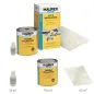 Kit Reparación Resina Poliéster 750 Ml Con Endurecedor y Fibra De Vidrio Kit Reparación Resina Poliéster 750 Ml Con Endurecedor y Fibra De Vidrio
