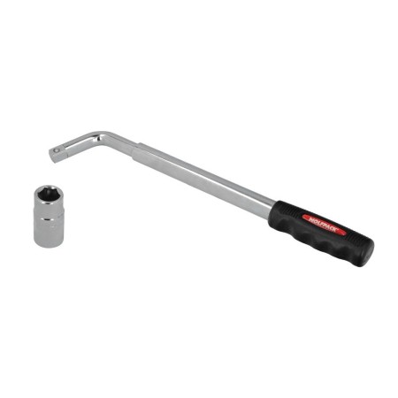 Llave Extensible Para Rueda de Coche 17x19 mm. Llave Cruz, Llave Telescópica Neumáticos,