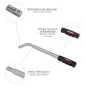 Llave Extensible Para Rueda de Coche 17x19 mm. Llave Cruz, Llave Telescópica Neumáticos, Llave Extensible Para Rueda de Coche 17x19 mm. Llave Cruz, Llave Telescópica Neumáticos,