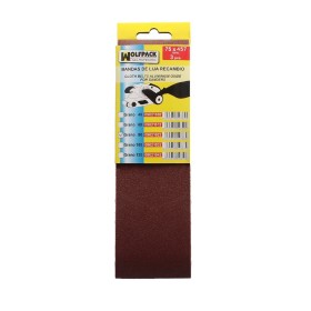 Lija Recambio Banda 75x457 mm. Grano 80 (3 Piezas)