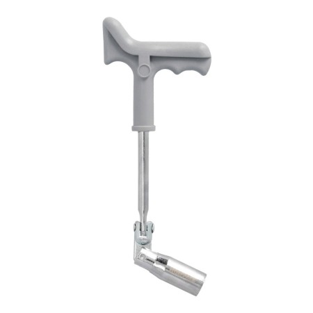 Llave Bujías Articulada 16 mm. Con Mango T