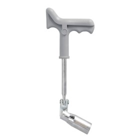Llave Bujías Articulada 21 mm. Con Mango T