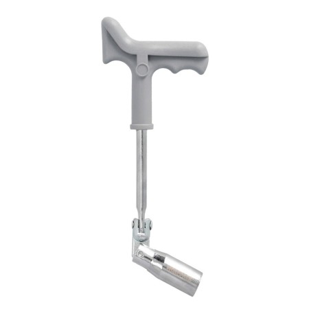 Llave Bujías Articulada 21 mm. Con Mango T