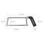 Arco Sierra Mini Profesional Aluminio Hoja 150 mm. Serrucho, Segueta, Segueta, Mini Arco Sierra Arco Sierra Mini Profesional Aluminio Hoja 150 mm. Serrucho, Segueta, Segueta, Mini Arco Sierra