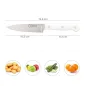 Cuchillo Husky Pelador 11 cm. Hoja Acero Inoxidable, Cuchillo Verduras, Cuchillo Cortar Verduras Mango Ergonómico Blanco Cuchillo Husky Pelador 11 cm. Hoja Acero Inoxidable, Cuchillo Verduras, Cuchillo Cortar Verduras Mango Ergonómico Blanco