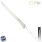 Cuchillo Husky Jamonero 25 cm. Hoja Acero Inoxidable, Cuchillo Jamón, Cuchillo Cortar Jamón Mango Ergonómico Blanco