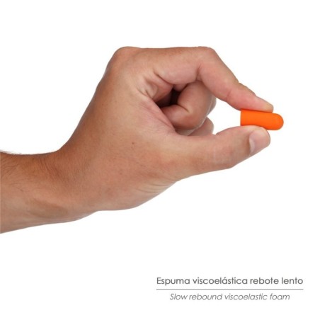 Tapón Espuma Pu Para Oídos Set 2 Tapones Snr 31 Db Trabajar, Dormir, Estudiar, Leer, Viajar, Ronquidos, Protección Auditiva.