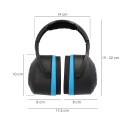 Protector Auditivo Cascos CE SNR 29 dB Trabajar, Dormir, Estudiar, Leer, Viajar, Ronquidos, Protección Auditiva Cascos
