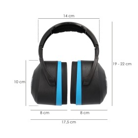 Protector Auditivo Cascos CE SNR 29 dB Trabajar, Dormir, Estudiar, Leer, Viajar, Ronquidos, Protección Auditiva Cascos