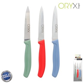 Cuchillo Nuuk Mondador Hoja Acero Inoxidable 9 cm. Colores Surtidos (Blíster 3 Piezas)
