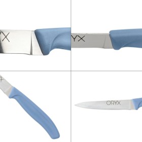 Cuchillo Nuuk Mondador Hoja Acero Inoxidable 9 cm. Colores Surtidos (Blíster 3 Piezas)